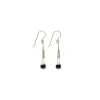 Tomfoolery Black Mosaic Drop Earrings Online