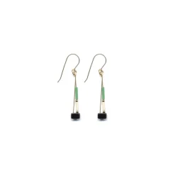 Tomfoolery Black Mosaic Drop Earrings Online
