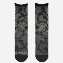 Tomfoolery Black Squiggle Tulle Socks Sale
