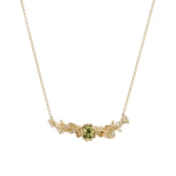 Tomfoolery Blodyn Yr Mor Sapphire Necklace Sale
