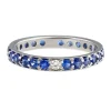 Tomfoolery Blue and White Sapphire Dunbar Band Outlet