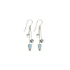 Tomfoolery Blue Arrow  Cluster with Mother of Pearl Drop Earrings Sale