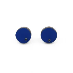 Tomfoolery Blue Dot Stud Earrings Sale