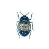 Tomfoolery Blue Mint Beetle Brooch Outlet