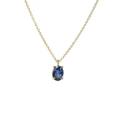 Tomfoolery Blue Sapphire Oval Pendant Best