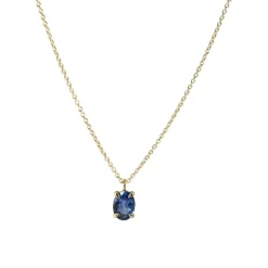 Tomfoolery Blue Sapphire Oval Pendant Best