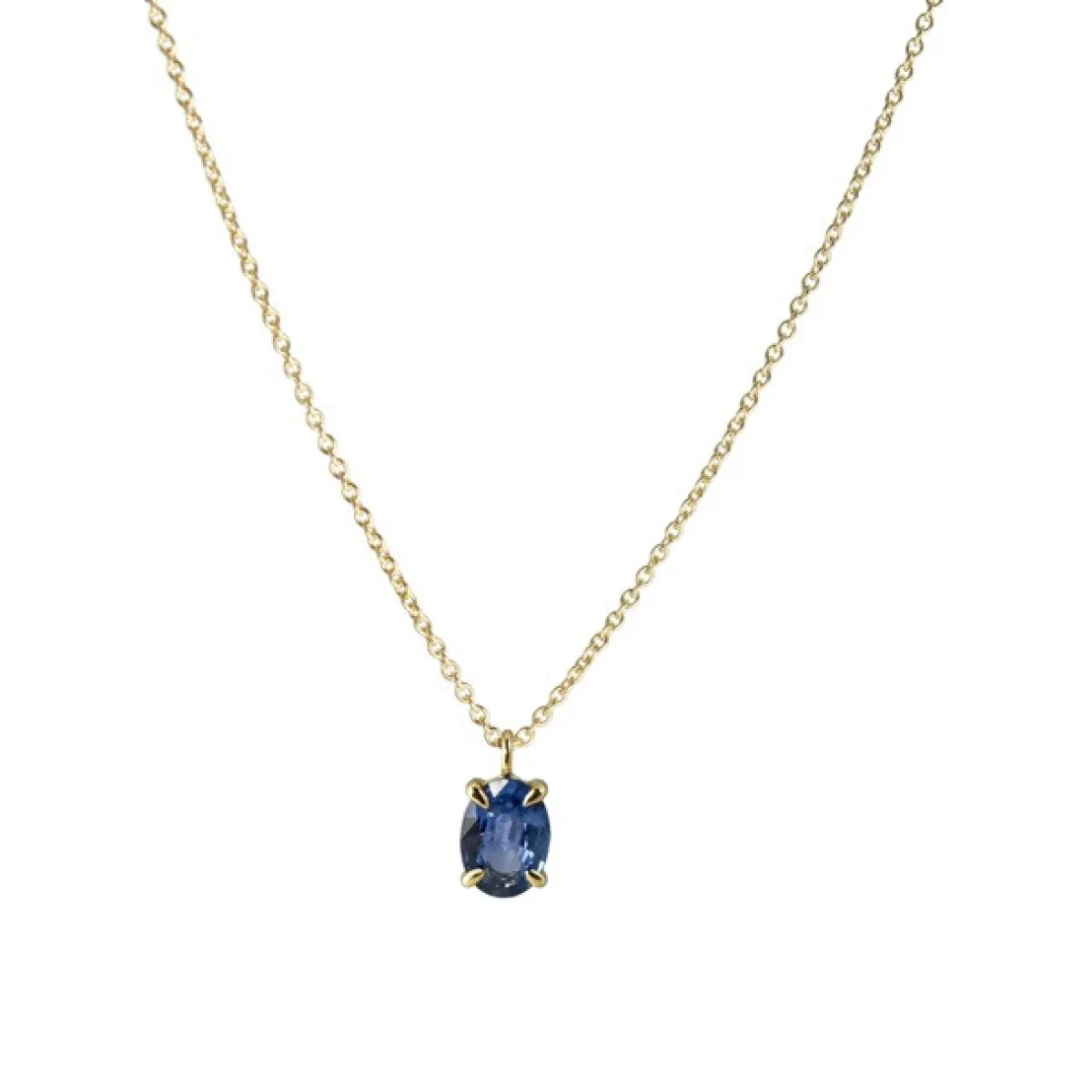 Tomfoolery Blue Sapphire Oval Pendant Best