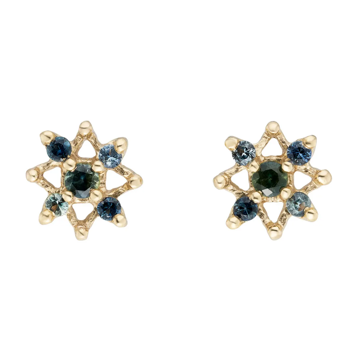 Tomfoolery Blue Sapphire Star Studs Best