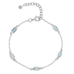 Tomfoolery Blue Topaz Octagon Beaded Bracelet Online