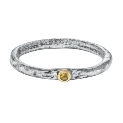 Tomfoolery ‘Bow’s Itty Bitty Burst’ Ring with Yellow Sapphire Hot