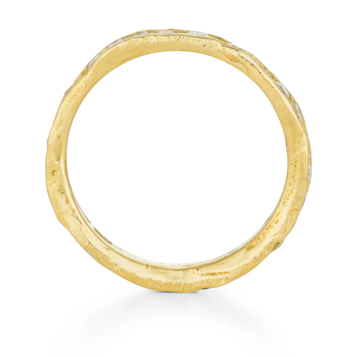 Tomfoolery Bright White Channel Ring New