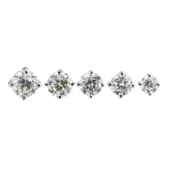 Tomfoolery Brilliant Cut Diamond Earrings Clearance