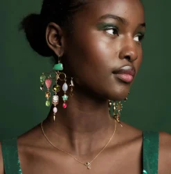 Tomfoolery Brown Eye Teardrop Necklace Hot
