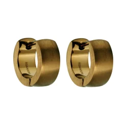 Tomfoolery Brown Titanium Cuff Hoops New