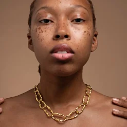 Tomfoolery Brut Link Chain Necklace Discount
