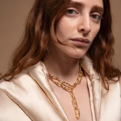 Tomfoolery Brut Link Chain Necklace Discount