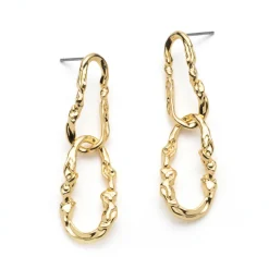 Tomfoolery Brut Link Post Drop Earrings Sale