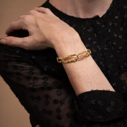 Tomfoolery Brut Link Small Cuff Bracelet New