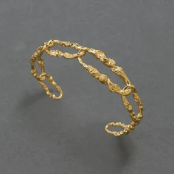 Tomfoolery Brut Link Small Cuff Bracelet New