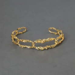 Tomfoolery Brut Link Small Cuff Bracelet New