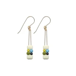 Tomfoolery Bubble Stack Glass Drop Earrings Outlet