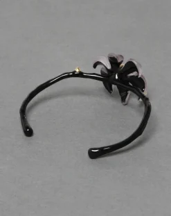 Tomfoolery Burnt Fleur Cuff Bracelet Magenta Best