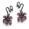 Tomfoolery Burnt Fleur Ear Climber Earrings New