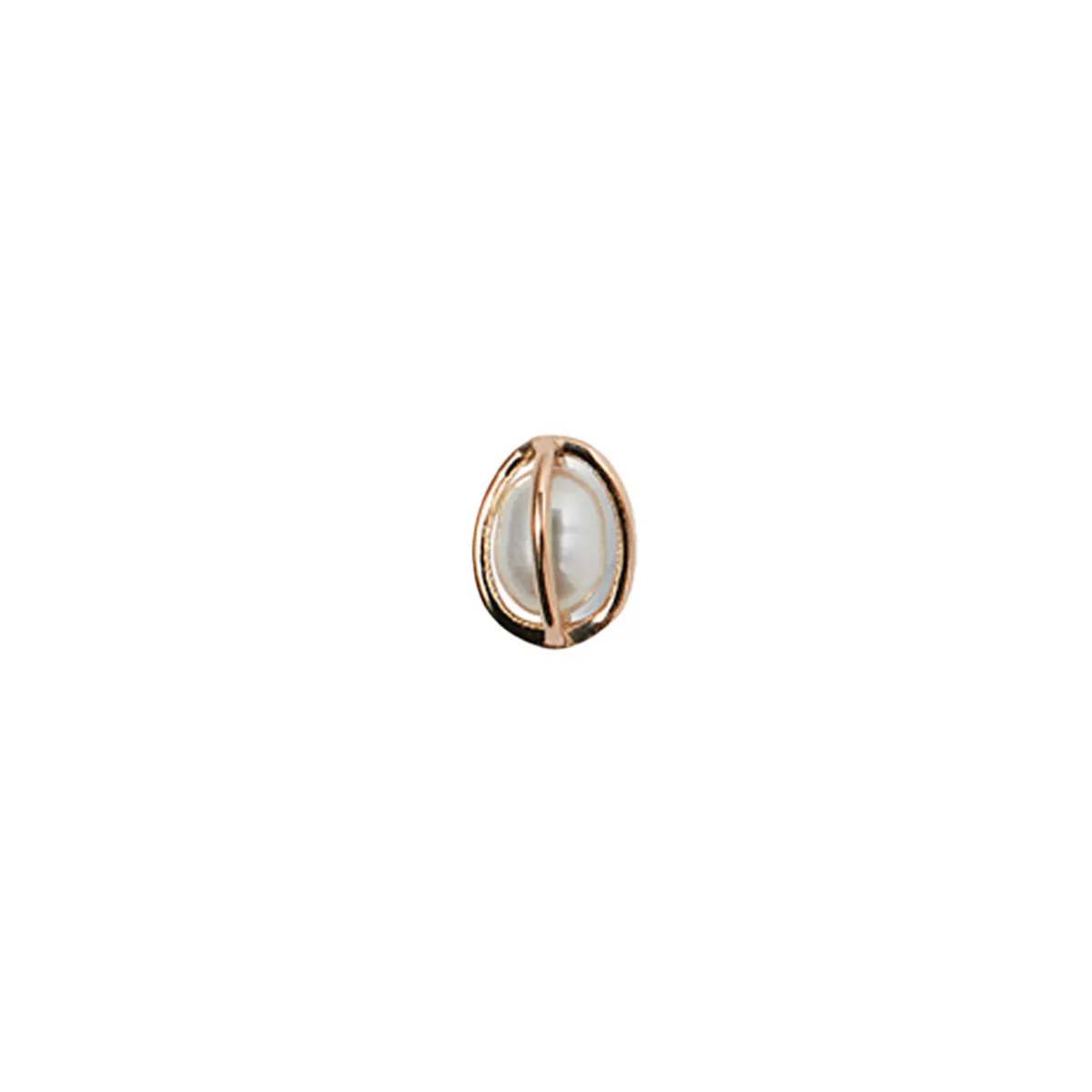 Tomfoolery Caged Pearl Stud Earring Outlet