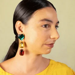 Tomfoolery Caliente Earrings in Royal Sale