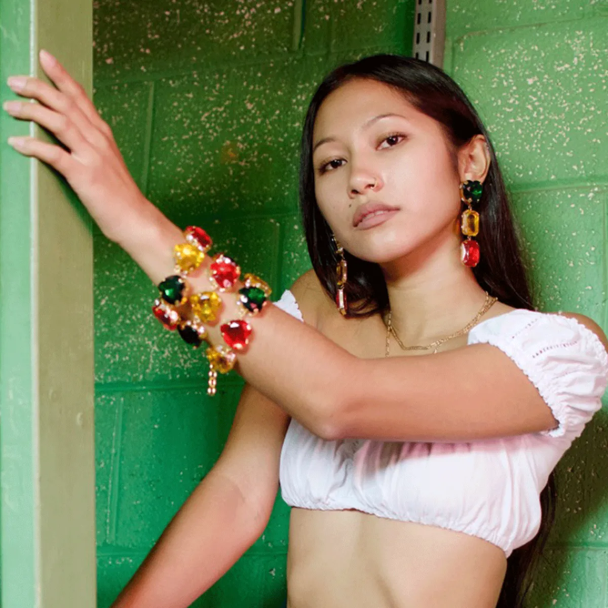 Tomfoolery Caliente Earrings in Royal Sale