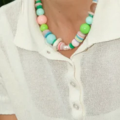 Tomfoolery Candy Beaded Necklace Outlet