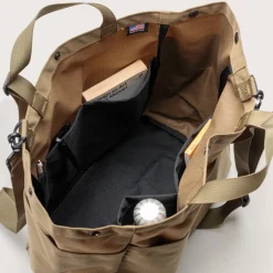 Tomfoolery Carry-All Beach Bag in Khaki New