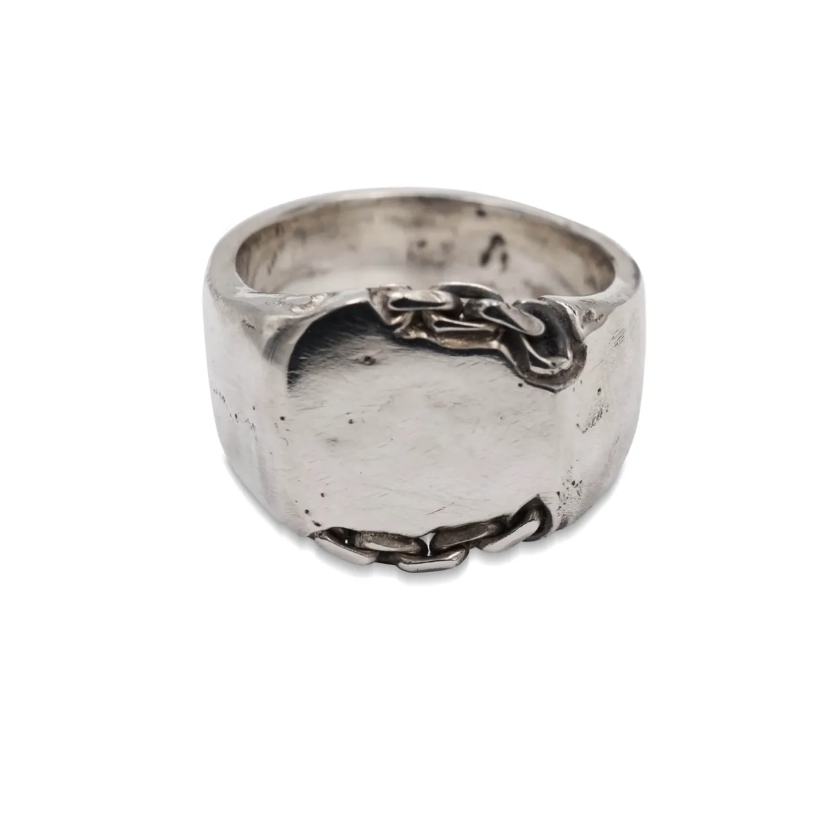Tomfoolery Cartena Signet Ring in Silver Discount