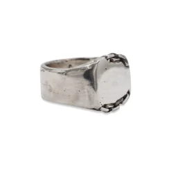 Tomfoolery Cartena Signet Ring in Silver Discount