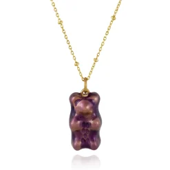 Tomfoolery Chain Gummy Bear Necklaces Sale
