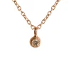 Tomfoolery Champagne Diamond & 9ct Rose Gold Pendant Necklace Best