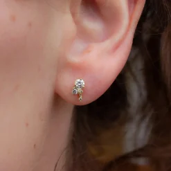 Tomfoolery Champagne Diamond Antheia Studs Best