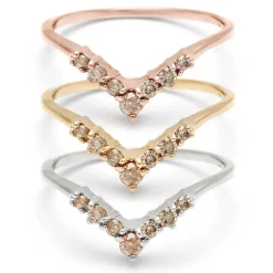 Tomfoolery Champagne Diamond Celestine Tiara Band Outlet