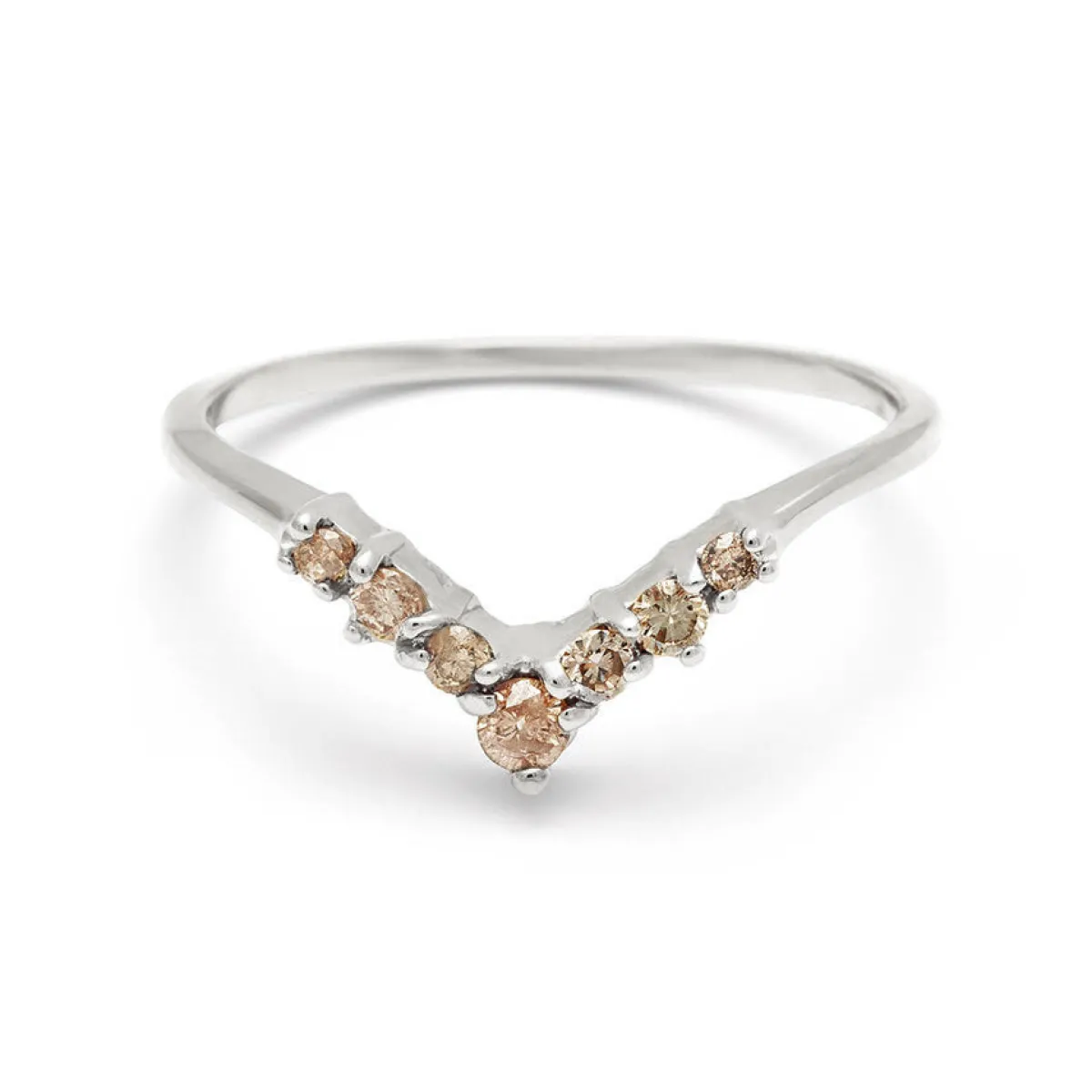 Tomfoolery Champagne Diamond Celestine Tiara Band Outlet