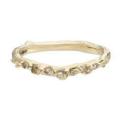 Tomfoolery Champagne Diamond Fae Quarter Eternity Ring Online