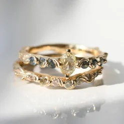 Tomfoolery Champagne Diamond Fae Quarter Eternity Ring Online