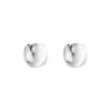 Tomfoolery Chunky Petite Silver Fold Hoop 13mm New