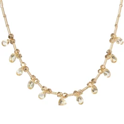 Tomfoolery Citrony Gold-Plated Necklace Discount