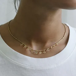 Tomfoolery Citrony Gold-Plated Necklace Discount