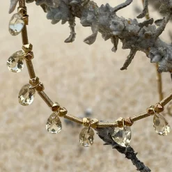 Tomfoolery Citrony Gold-Plated Necklace Discount