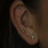 Tomfoolery Classic Opal & Diamond Earring Discount