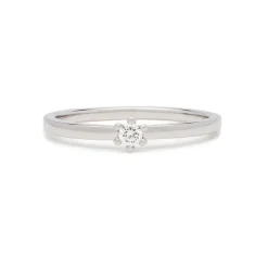 Tomfoolery Claw-Set Diamond Solitaire Ring Sale