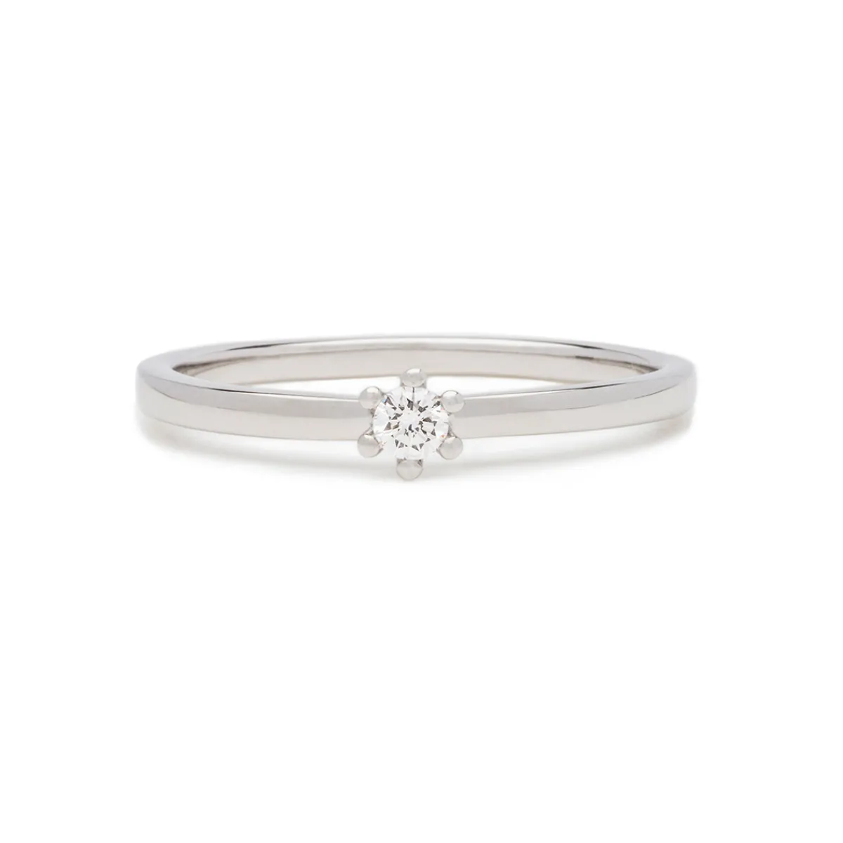 Tomfoolery Claw-Set Diamond Solitaire Ring Sale