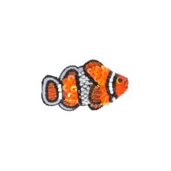 Tomfoolery Clownfish Beaded Sequin Brooch Discount