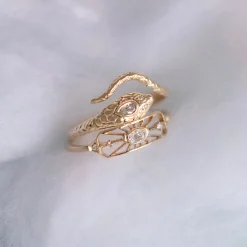 Tomfoolery Cobra & Diamond Ring Discount